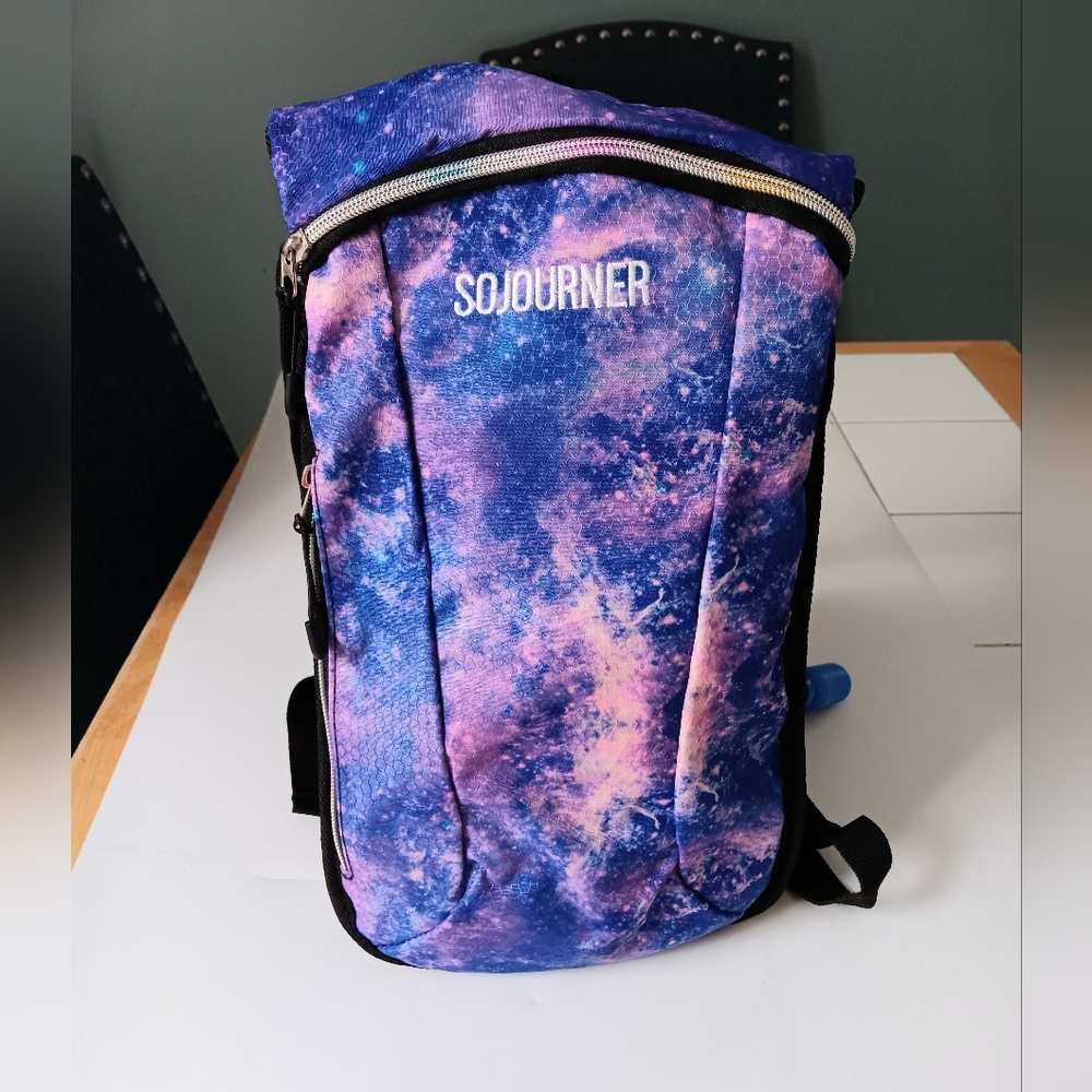 Sojourner Hydration Pack Backpack Galaxy with 2L Water Bladder Hiking Bag